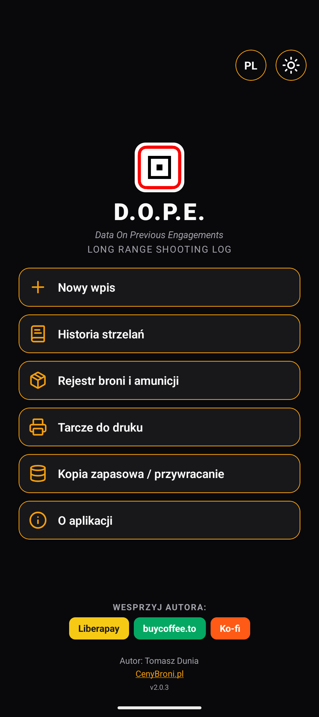 DOPE App - Funkcje i Narzędzia