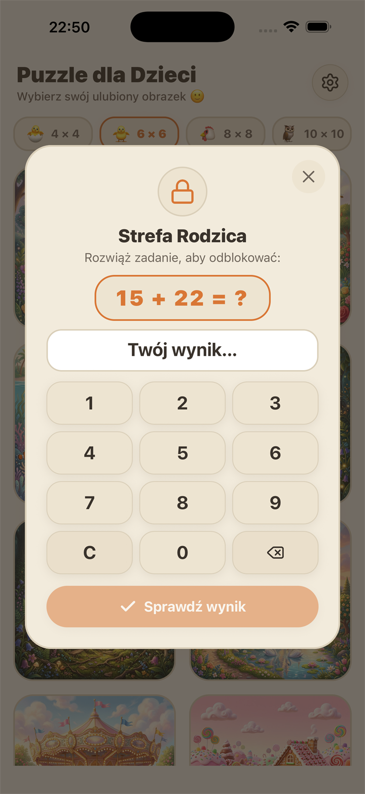Puzzle Bezpieczne Dla Dzieci - Układanie puzzli na planszy